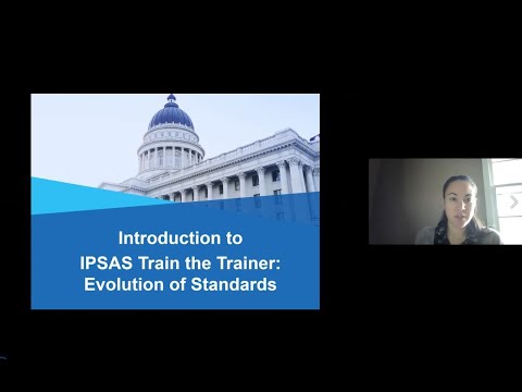 Train the Trainer: Introduction to IPSAS, Evolution of Standards