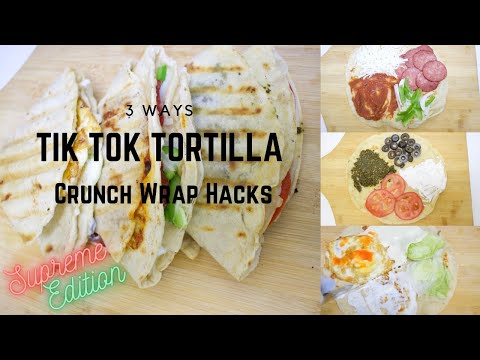 Tik Tok Tortilla Wrap Recipe| Easy and quick wrap|3ways wrap recipe in 3 minutes|ramadan recipe 2021
