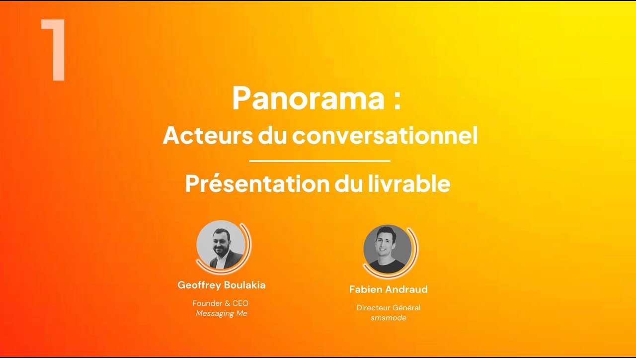 Panorama des acteurs du conversationnel