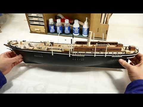 DECK 48- How to ages the hull, place the anchors and place parts. ENDURANCE - Naval Modeling
