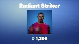 Radiant Striker à¤® à¤« à¤¤ à¤'à¤¨à¤² à¤à¤¨ à¤µ à¤¡ à¤¯ - radiant striker fortni!   te outfit skin