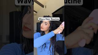 If your hair is frizzy.. try out this wavy hair routine!