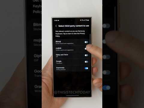 Enable extra keyboard features on the Samsung Galaxy S24 Ultra