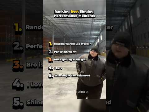 Ranking Best Singing Performance Moments #shorts