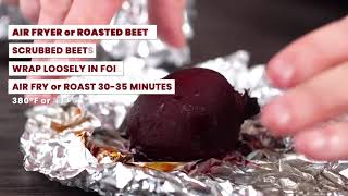 How to cook Beets 3 Ways - (Boiled, Instant Pot, Roasted/Air Fried)