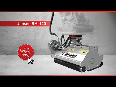 JANSEN GERMANY FLAIL MULCHER FOR 6-8T Excavator - Image 2
