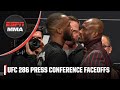 Faceoffs from the UFC 286 Press Conference | ESPN MMA