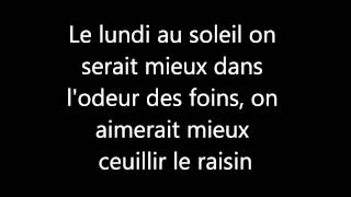 Claude Francois, le lundi au soleil.