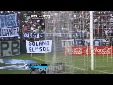 Gol de Bieler. Quilmes 1 - Huracán 0. Fecha 29. Primera División 2015. FPT