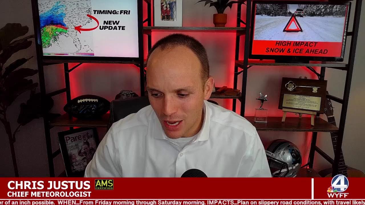LIVE: Snow Ice Ahead Friday