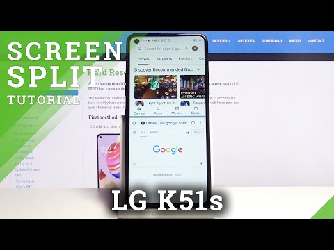How to Use Split Screen in LG K51s – Create Double Screen