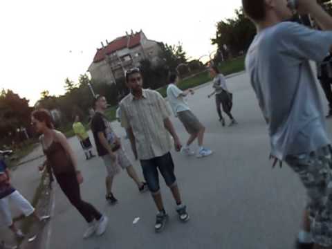 Kvu i Kica- Skejt park freestyle  (LIVE)