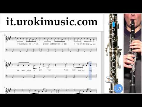 Lezioni di Clarinetto Carly Rae Jepsen - Call Me Maybe Tutorial Spartito Parte#2 um-276
