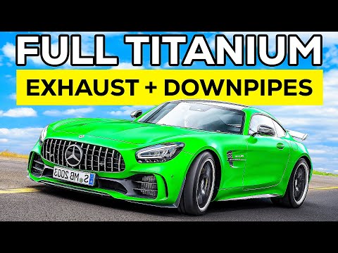 UNLEASH YOUR AMG GT!! Full Titanium Valved Exhaust + Free Flow Downpipes