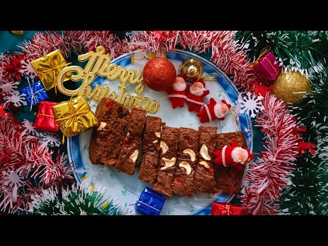 Eggless Plum Cake/Christmas Cake Recipe/Eggless Christmas Plum Cake/sudeshna's kitchen+ vlog