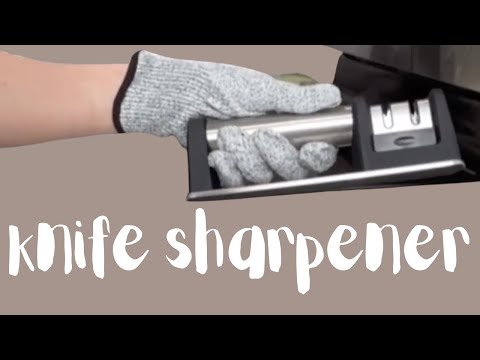How To Sharpen Your Knives Using The Zulay Kitchen Knife Sharpener