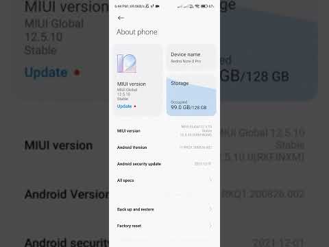 Redmi Note 8 pro miui13 update #redminote8prolatestupdate #miui13 #miui #noteseries #note8pro