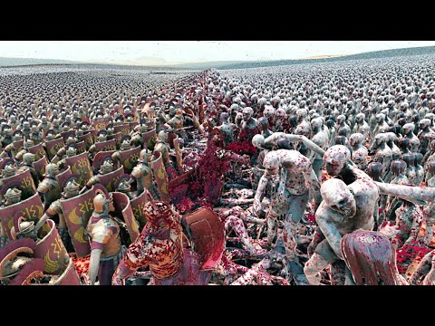 100,000 Romans vs TWO MILLION ZOMBIES - UEBS 2