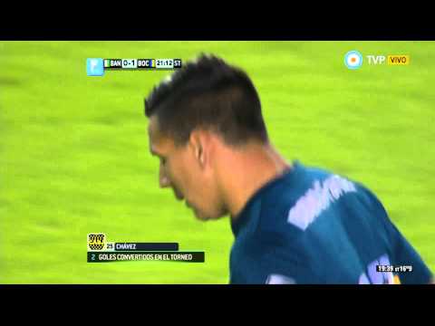 Gol de Chavez. Banfield 0 - Boca 1 | TPD2014 - Fecha 8
