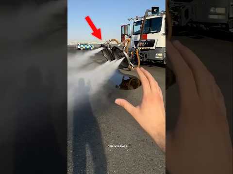 😱 Airplane tyre brust reality!