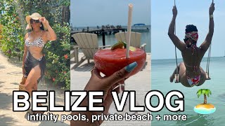 BELIZE TRAVEL VLOG: PRIVATE VILLA, BEACH PARTIES, TURNING UP W/ FRIENDS & MORE