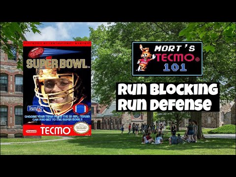 Mort’s Tecmo 101 Video Series - Run Blocking, Run Defense