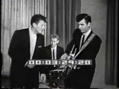 Ronnie Hawkins with Levon Helm, 1959 (Canadian after school TV show)