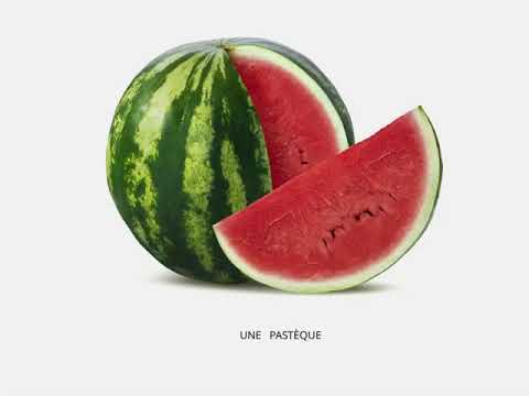 L'imagier des fruits.