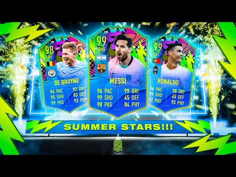 99 SUMMER STARS RONALDO, 99 SUMMER STARS MESSI & INSANE TEAM 1! - FIFA 21 Ultimate Team