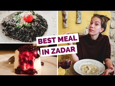 Croatian Food ๐ Zadar Food Tour ๐ Best Truffle Gnocchi, Black Risotto & Desserts at Konoba Skoblar ๐ฆ