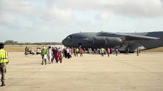 Afghan Refugees Arrive at US Naval Station in Rota, Spain