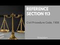 Reference Under CPC Civil Procedure Code 1908 Section 113