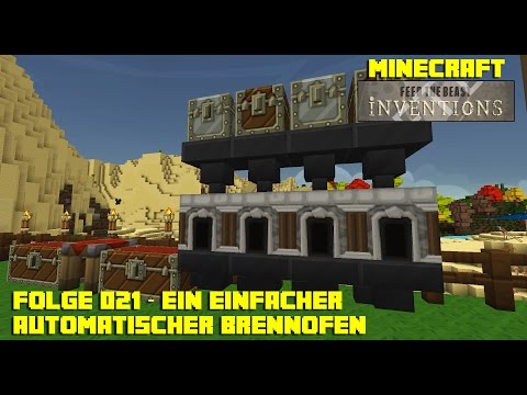 FTB Inventions S01E021 - Ein einfacher automatischer Brennofen - Deutsch German