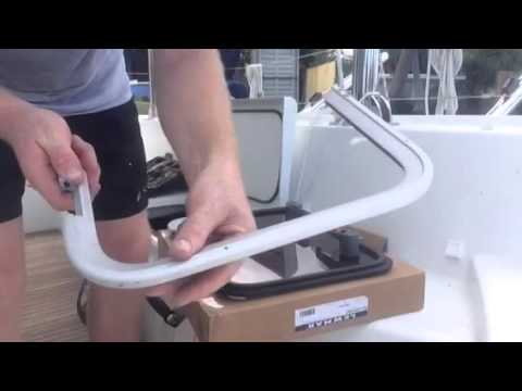 Lewmar size 40 low profile hatch removal and repair