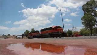 preview picture of video 'LFCD: SD40-2 7841 & 7918 rumbo a la Y para viraje.'