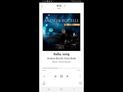Italia, song by Andrea Bocelli, Chris Botti / Vivere - Live in Tuscany