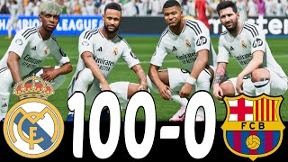 FC 26 -MESSI RONALDO NEYMAR & MBAPPE | ALL STARS | REAL MADRID 100-0 BARCELONA FC