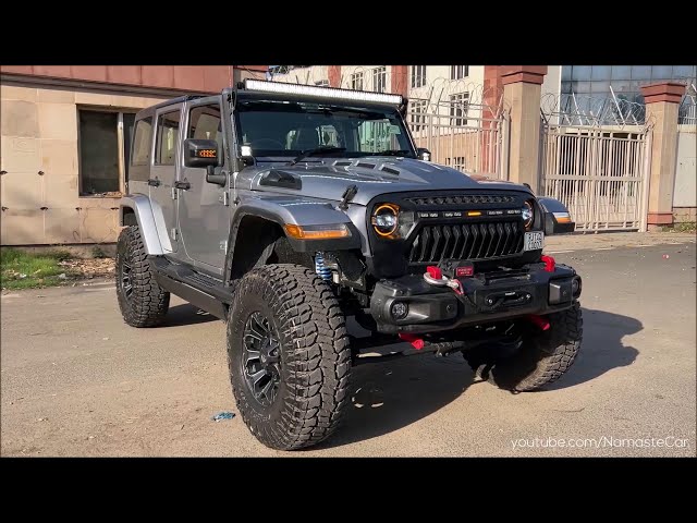 Heavily modified Jeep Wrangler looks MENACING: Mods cost over 20 lakh  [Video]