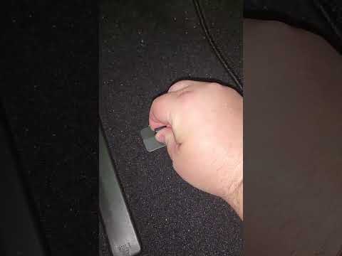 Kia Stinger floor mat hook removal