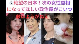 絶望の日本！次の女性首相になってほしい政治屋がこいつら！！セイジ何とかせいや～～！！やすし～～！！