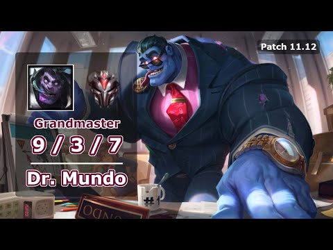 Dr. Mundo Top vs Mordekaiser - EUW Grandmaster Patch 11.12