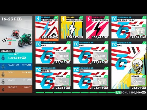 The Crew 2 - Pole position 2 summit - platinum guide 1,305,388 pts