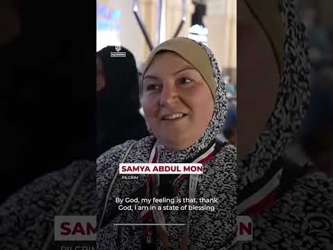 Timelapse shows Hajj pilgrims performing Tawaf in Mecca | AJ #shorts