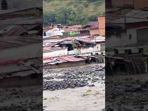 Fuertes Lluvias Canagua Arzobispo Chacón, Estado Bolivariano de Mérida Venezuela Julio 2024.
