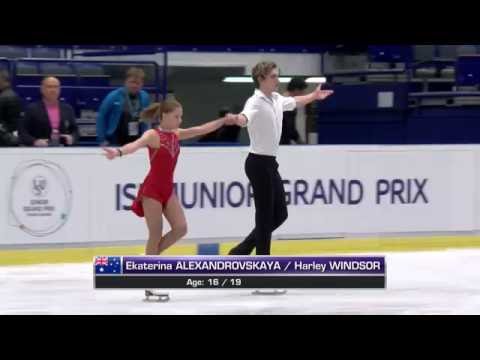 2016 ISU Junior Grand Prix - Ostrava - Pairs Short PGM ALEXANDROVSKAYA/WINDSOR AUS