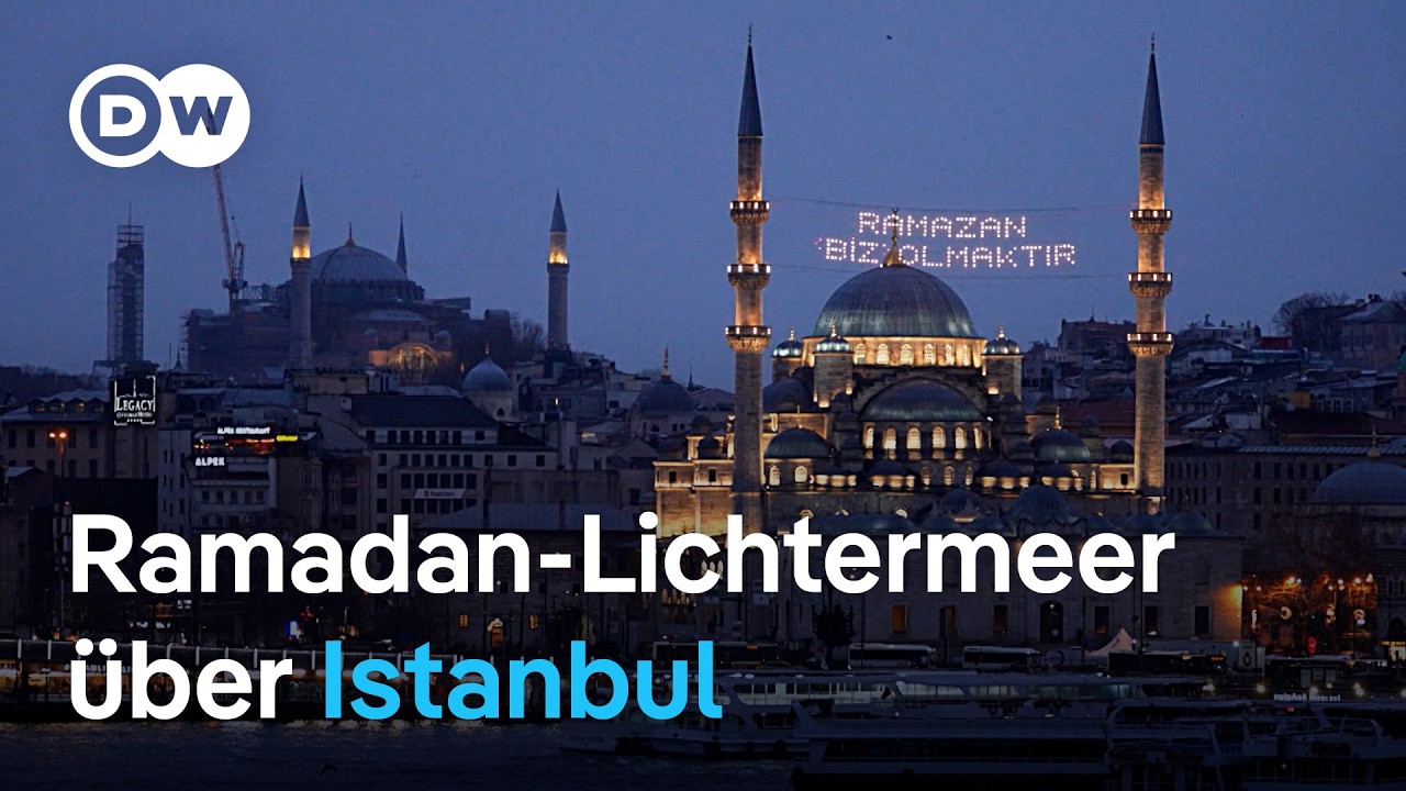 Lichtkunst zu Ramadan: Die mühsame Handarbeit hinter Istanbuls  traditionellen Mahya‑Botschaften