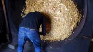 Straw fired boiler with manual loading  - biomass gasifier system