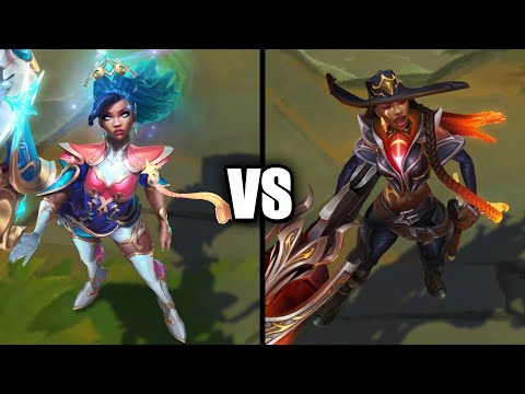 Winterblessed Senna vs High Noon Senna Legendary Skins Comparison (League of Legends)