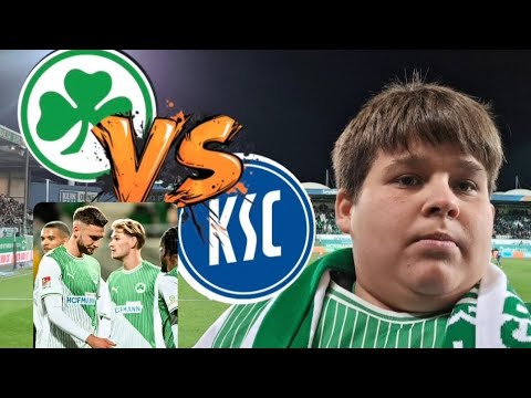 Spielvereinigung Fürth VS KSC Stadionvlog Nevio