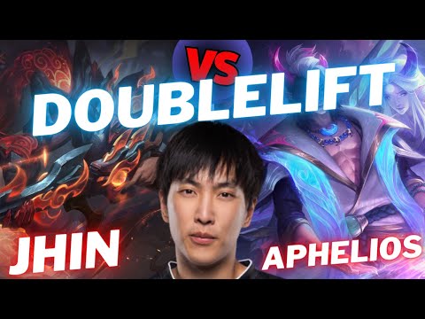 DOUBLELIFT | JHIN VS APHELIOS | ADC GAMEPLAY | Patch 14.10 / Season 14 | #LeagueofLegends